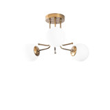 George Oliver George Oliver Bruce 5 Light Sputnik Sphere Chandelier Finish: Brass Shade Color: Clear from Wayfair | Shop George Oliver George Oliver Bruce 5 Light Sputnik Sphere Chandelier Finish: Brass Shade Color: Clear from Wayfair | Shop